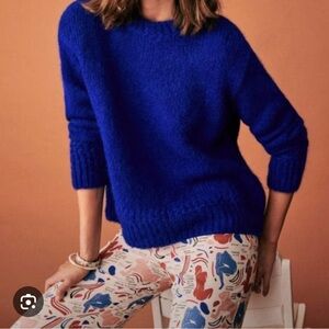 Sezane chuck jumper in electric blue